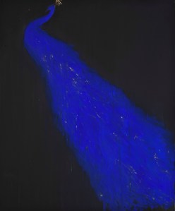 Paon peacock 170x140 cm Mixed Media on Canvas 2018