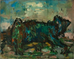 Cat, 2005, mixed media on canvas, 70x100 cm