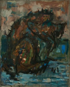 Cat, 2005, mixed media on canvas, 100x70 cm