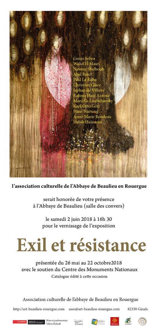 Exil et Résistance, Association culturelle de l’abbaye de Beaulieu en Rouergue ,France .
