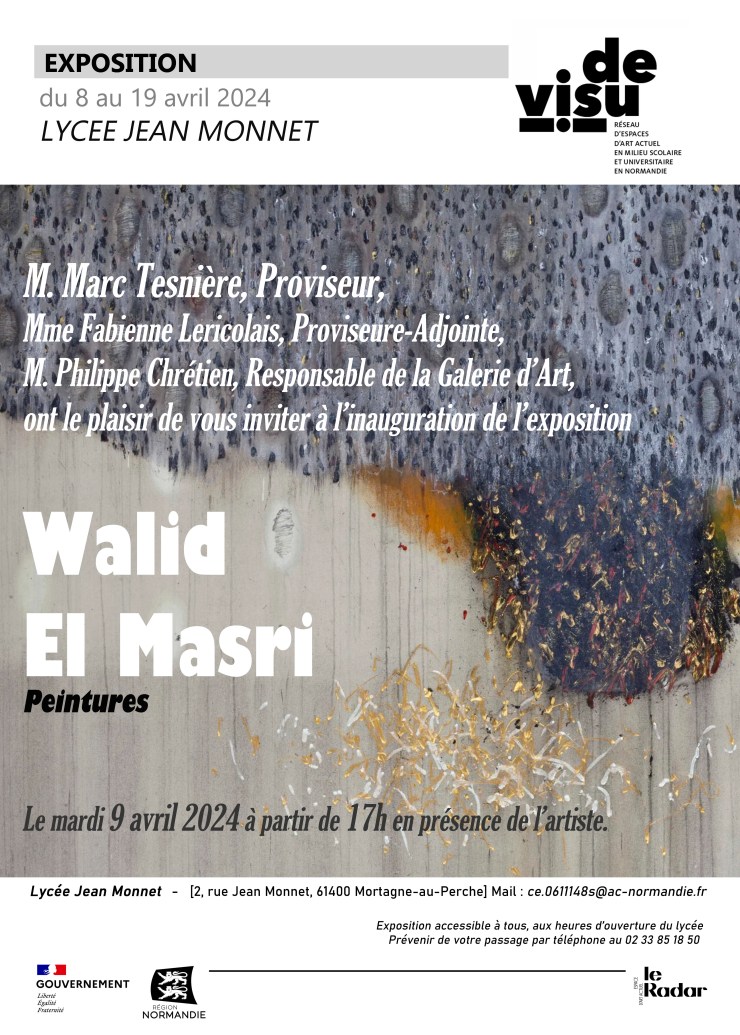 affiche vernissage